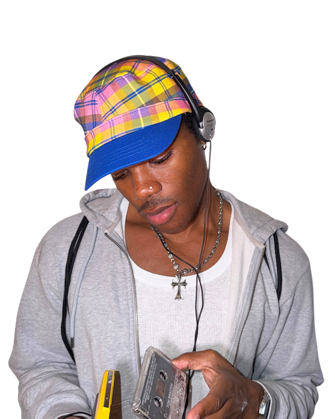 Kida's Plaid Cadet Cap